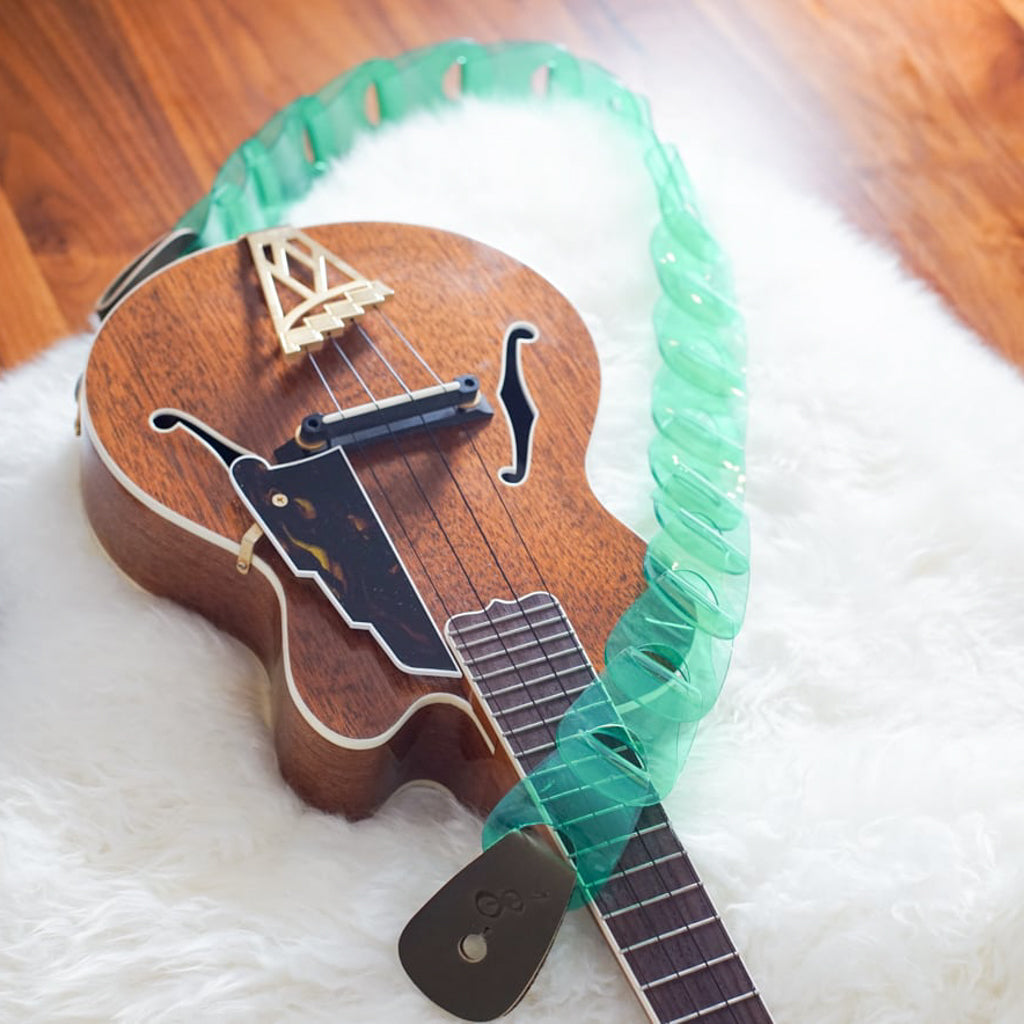 Wellington for ukulele Clear ver. Green×Green(PVC×皮革)|經典配色