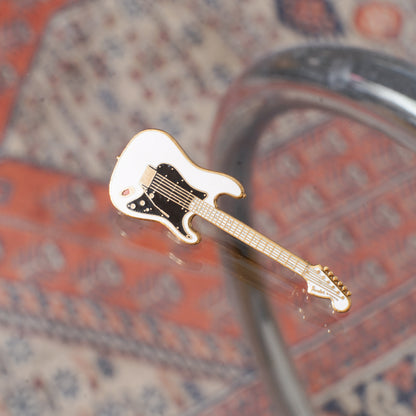 Electric guitar brooch #1 | Vintage clothing and accessories selected by a guitar strap shop