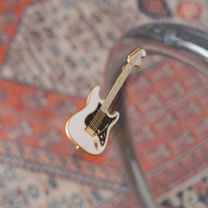 Electric guitar brooch #1 | Vintage clothing and accessories selected by a guitar strap shop