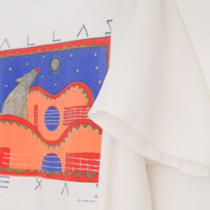Coyote &amp; Guitar Tee | Vintage clothing and accessories selected by guitar strap shop