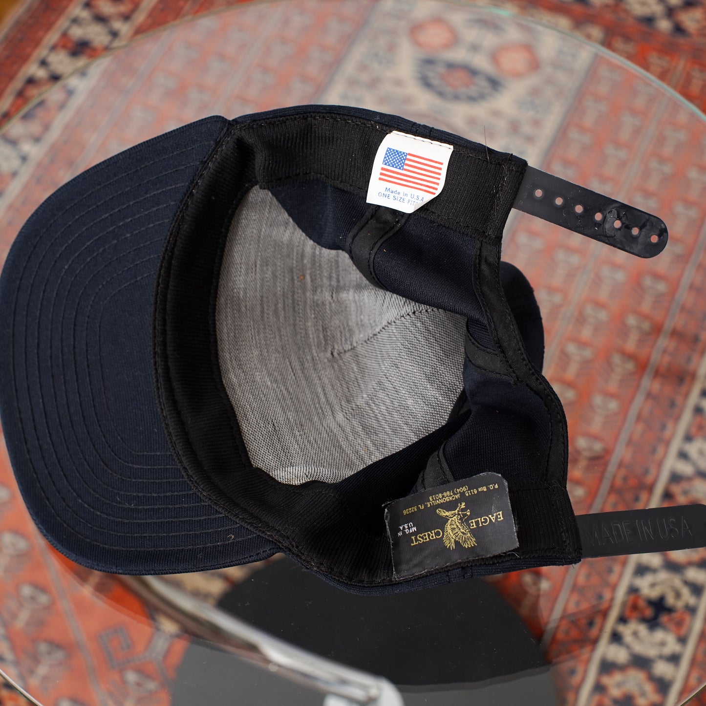 Naval Reserve Center Guitar Motif Cap 米海軍さんのベースボールキャップ｜ギターストラップ屋が選ぶ古着＆雑貨