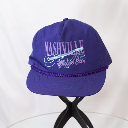 NASHVILLE Music City Cap: A trucker cap from the guitar town of Nashville | Vintage clothing and accessories selected by a guitar strap shop