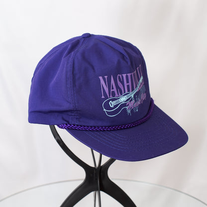 NASHVILLE Music City Cap: A trucker cap from the guitar town of Nashville | Vintage clothing and accessories selected by a guitar strap shop