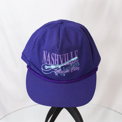 NASHVILLE Music City Cap: A trucker cap from the guitar town of Nashville | Vintage clothing and accessories selected by a guitar strap shop