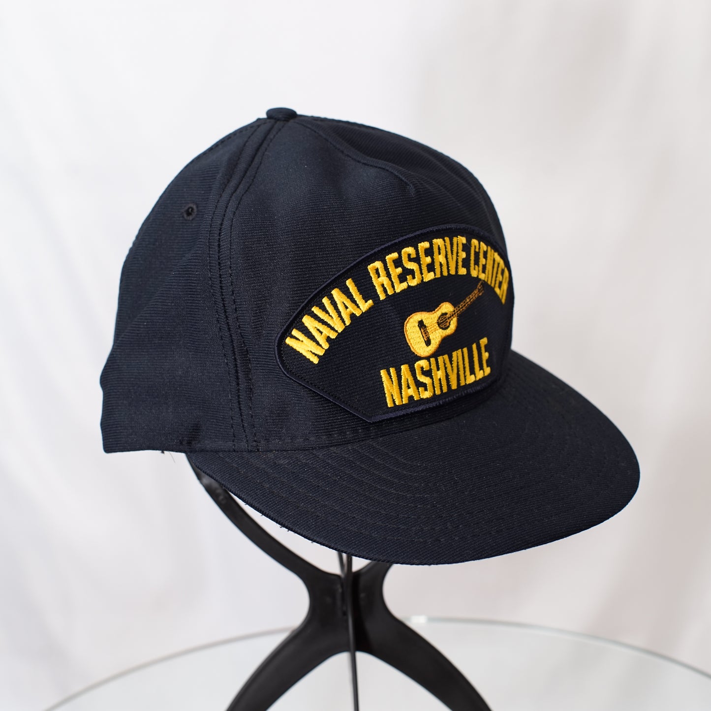 Naval Reserve Center Guitar Motif Cap 米海軍さんのベースボールキャップ｜ギターストラップ屋が選ぶ古着＆雑貨