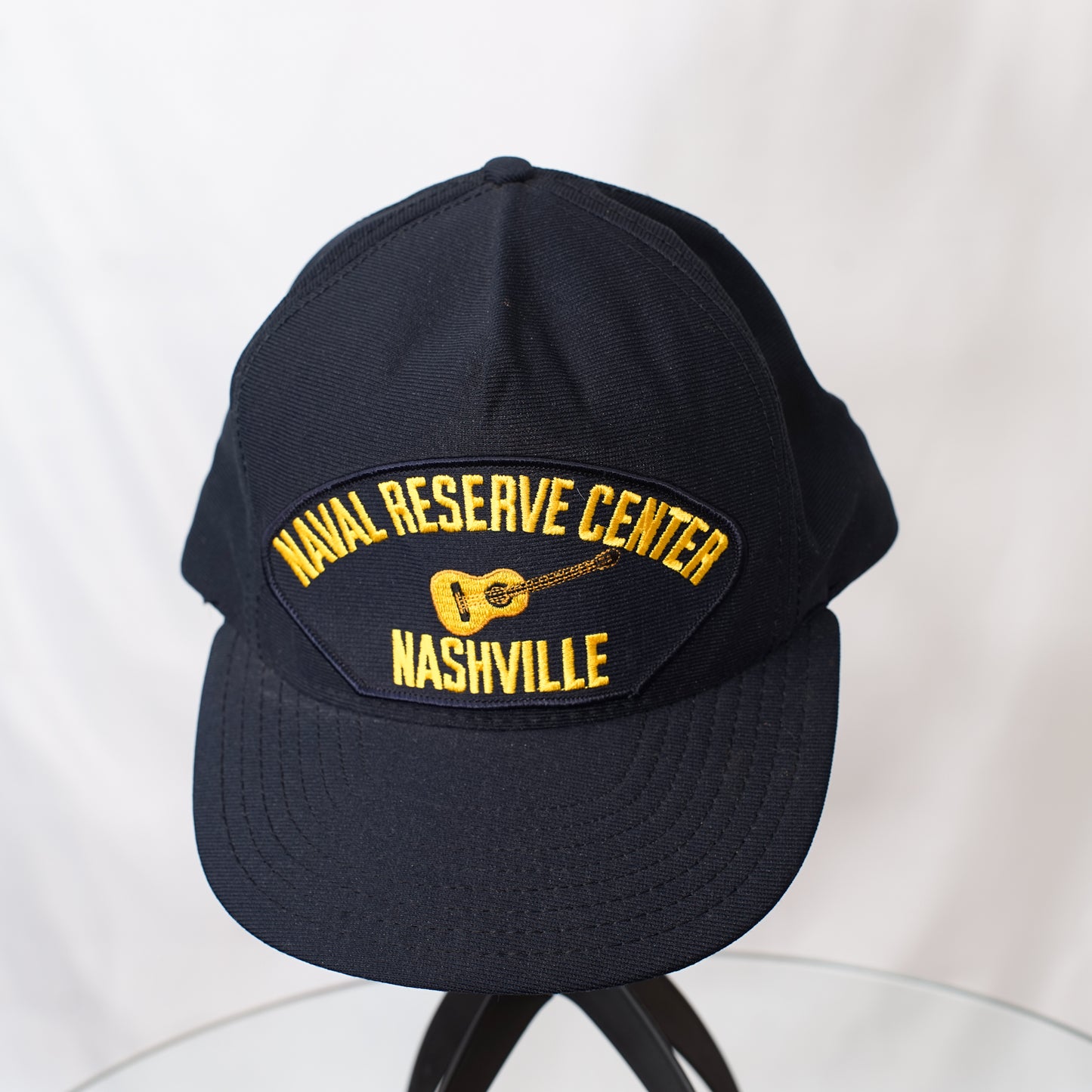 Naval Reserve Center Guitar Motif Cap 米海軍さんのベースボールキャップ｜ギターストラップ屋が選ぶ古着＆雑貨