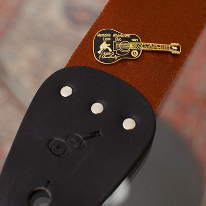 Memphis Lions Club ギター型 エルヴィス・プレスリー記念ピンバッジ#6｜ギターストラップ屋が選ぶ古着＆雑貨