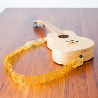 Wellington for ukulele Clear ver. Yellow×Yellow（PVC×皮革）｜經典配色