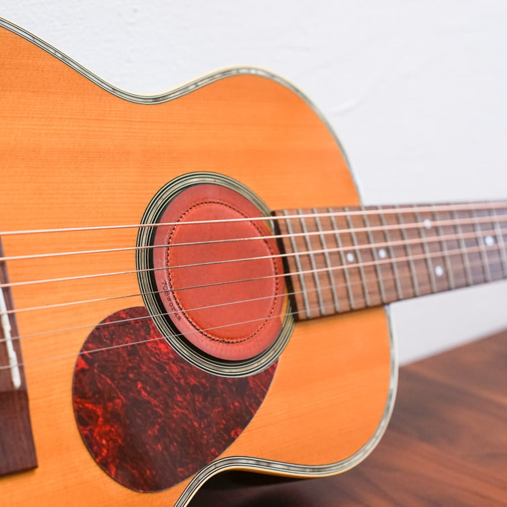Sound hole cover | For acoustic guitar [made of genuine leather]