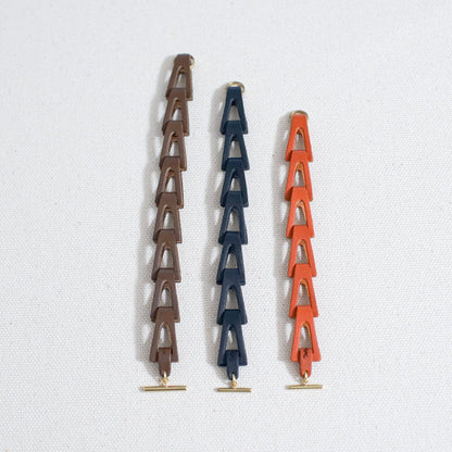kolmio | Genuine leather bracelet