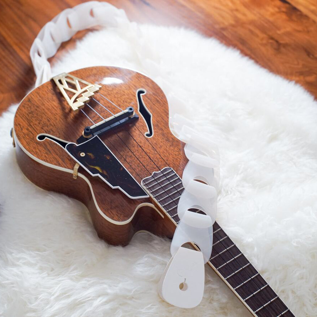Wellington for ukulele Clear ver. White×White（PVC×皮革）｜經典配色