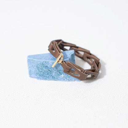 kolmio | Genuine leather bracelet