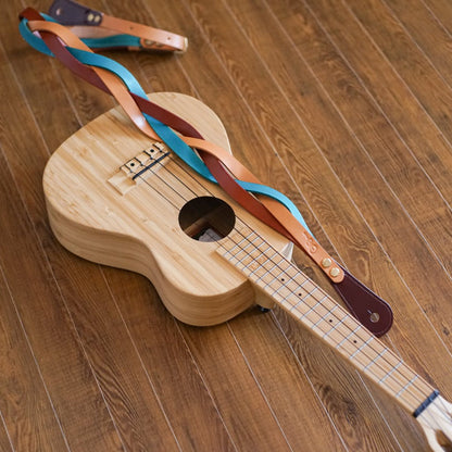 Triad for ukulele | A braided ukulele strap with just the right amount of presence