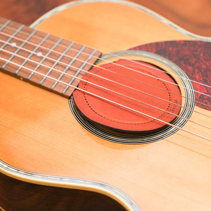 Sound hole cover | For acoustic guitar [made of genuine leather]