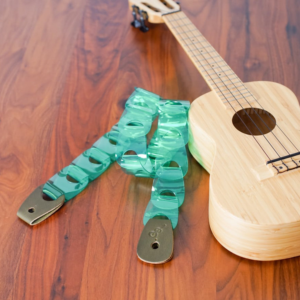 Wellington for ukulele Clear ver. Green×Green（PVC×皮革）｜經典配色