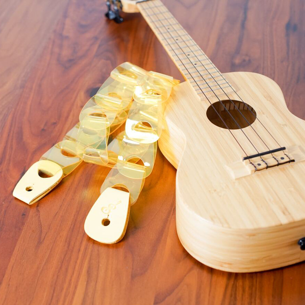 Wellington for ukulele Clear ver. Yellow×Yellow（PVC×皮革）｜經典配色