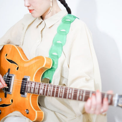 folklore Clear ver. Green×Green（PVC×皮革）｜經典配色