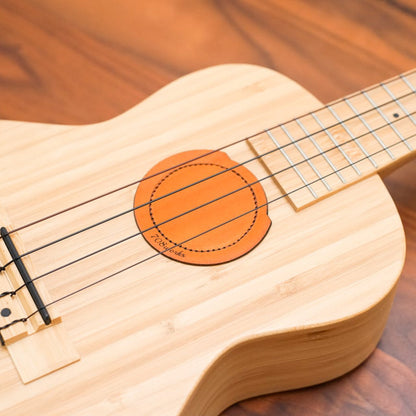 Sound hole cover | For ukulele [made of genuine leather]