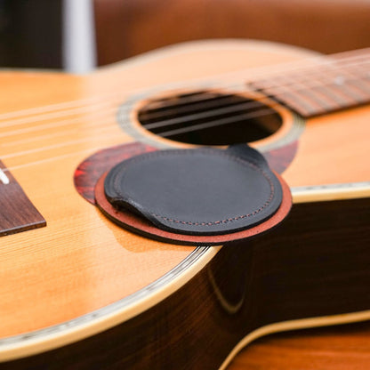 Sound hole cover | For acoustic guitar [made of genuine leather]
