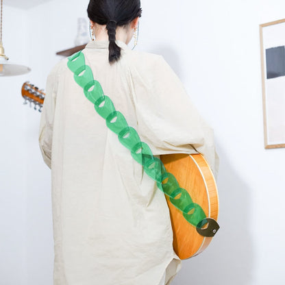 folklore Clear ver. Folklore | Guitar strap that looks like scales