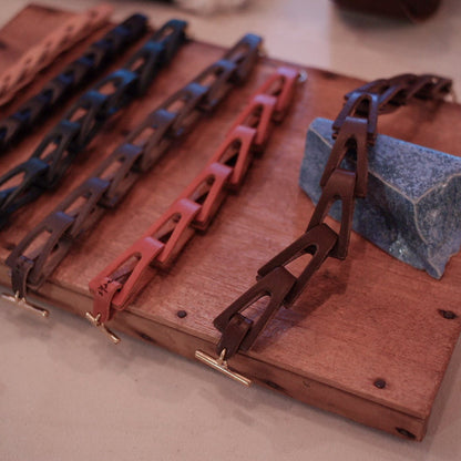 kolmio | Genuine leather bracelet