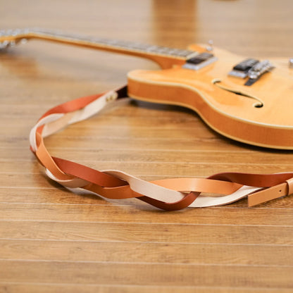 Triad トライアド Camel×Brown×Natural ギターに装着したイメージ 4