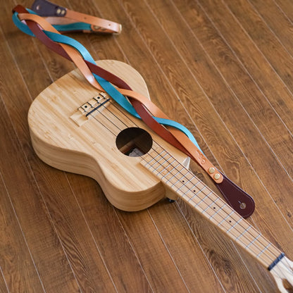 Triad for ukulele トライアド Camel×Brown×Sora ウクレレに装着したイメージ 1
