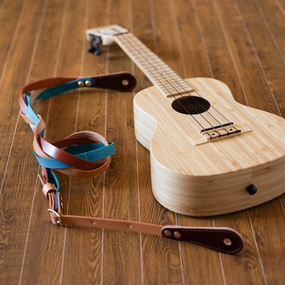 Triad for ukulele トライアド Camel×Brown×Sora ウクレレに装着したイメージ 4